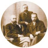 Братья Львовы: Владимир (слева), Сергей (в центре) и Георгий.
